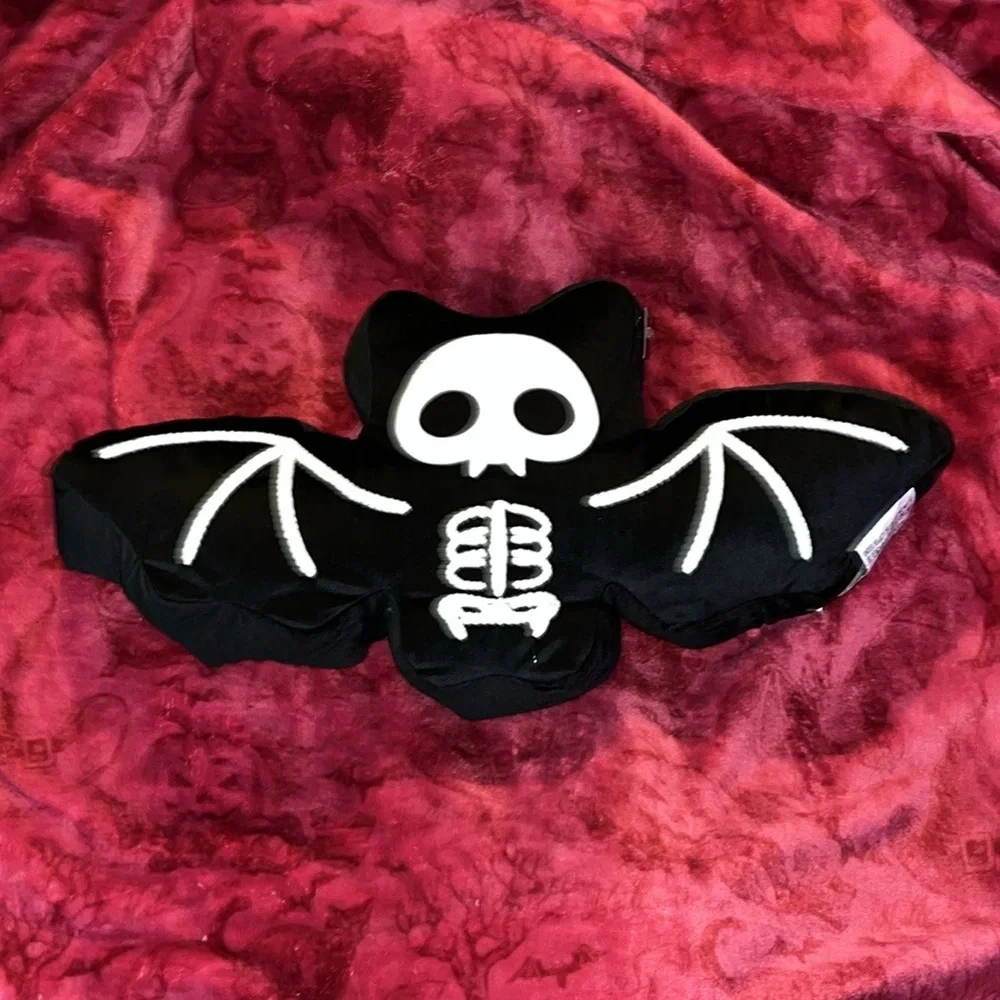 Bat skeleton pillow *FIRM PRICE*